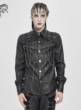 DevilFashion哥特风黑色绑带装SHT144