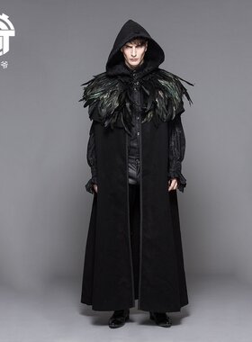 钢铁老爷多穿法羽毛时尚连帽外套