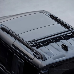 PLUMB MGT行李架路虎卫士110/90低风噪移动横杆车顶置物架