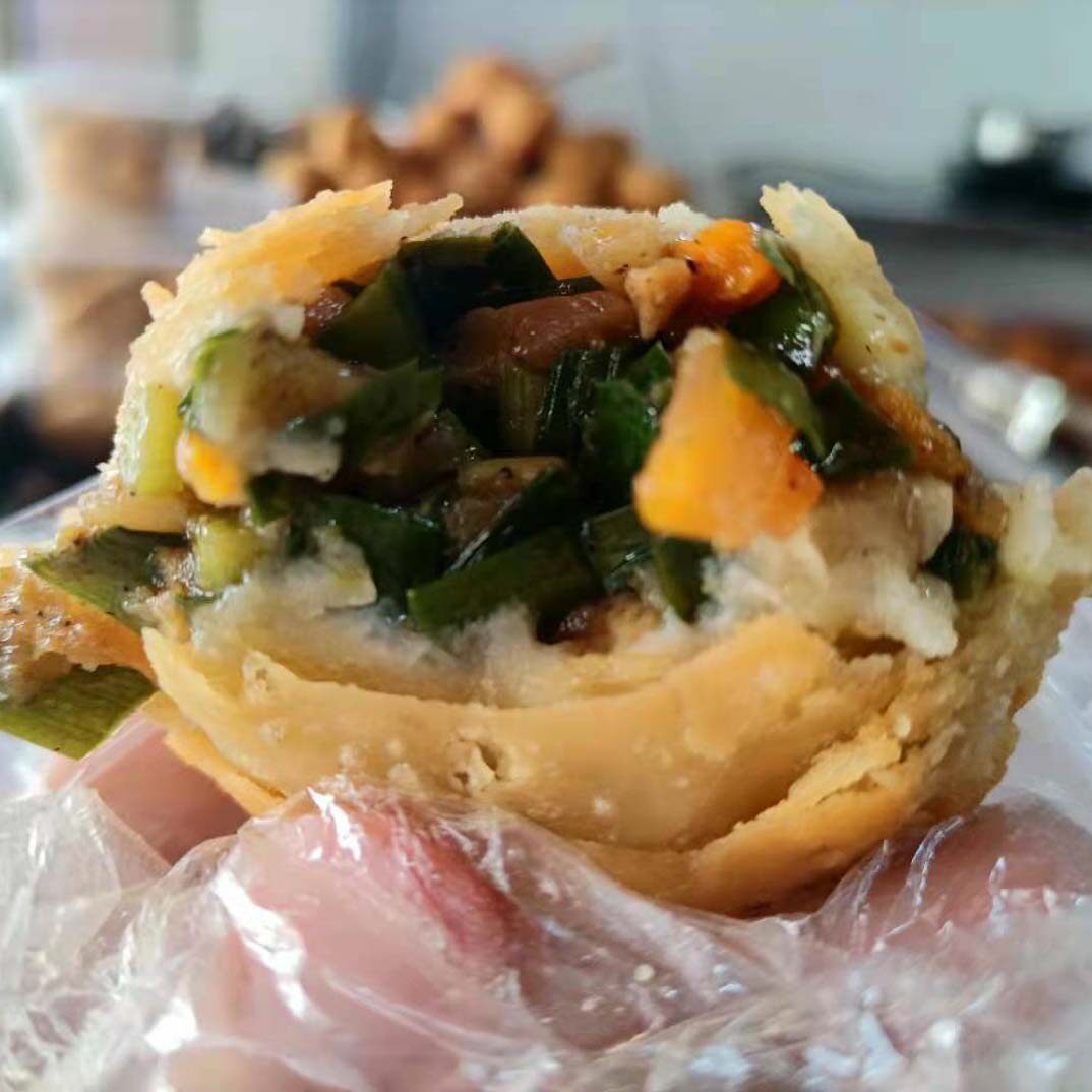 厦门亚芬韭菜盒 八市传统手工美食 新鲜即食现做早点早餐正品代购
