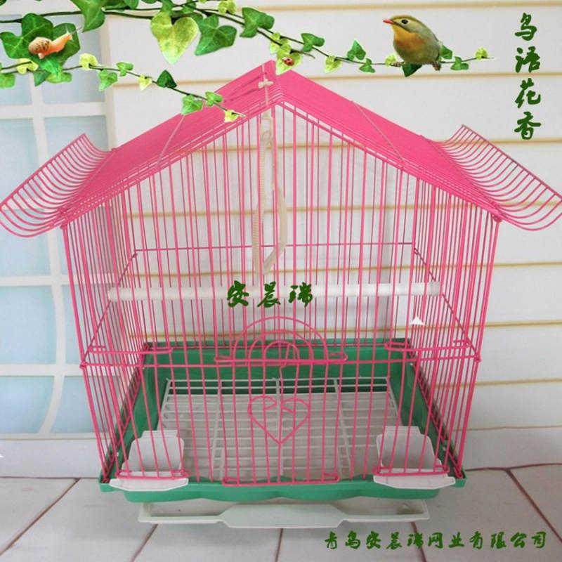 铁艺画眉金属青岛鸟笼子鹦鹉八哥玄凤鸟笼养殖笼鸟笼子