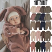 9折丹麦Huttelihut25秋冬儿童宝宝婴儿羊毛连体外套上衣保暖防风
