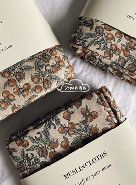 ▲丹麦代购Konges Slojd宝宝婴儿童纯棉纱布舒适透气隔奶细纱巾