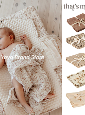 9折现货正品丹麦Thatsmine婴儿宝宝儿童纯棉纱布盖巾盖毯浴巾包巾