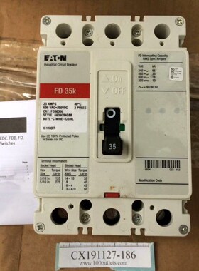 美国EATON伊顿 FD3035L 断路器 FD35K 35 议价