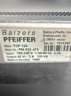 TPH062 DN40ISO-KF TCP120 PMC0 议价