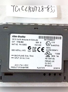 美国AB Allen Bradley 1734-IB2 24 议价