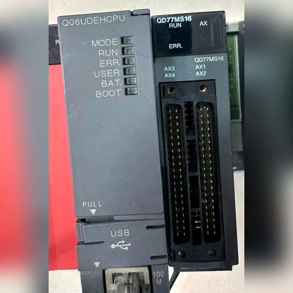 三菱PLC整套包含Q06UDEHCPU、QD77MS1 议价