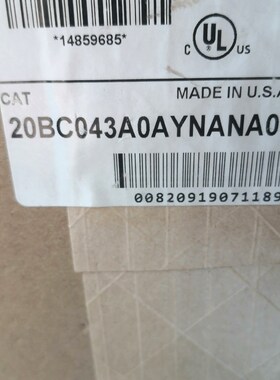 AB 罗克韦尔变频器95成新20BC043A0AYNA 议价