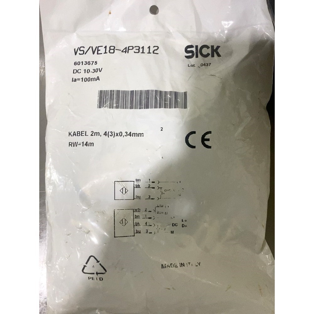 原装VSVE18-4P3112(Sick)对射开关 议价