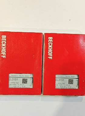 倍福EL3151 原装 现货两个 年份22年 有需要的可 议价