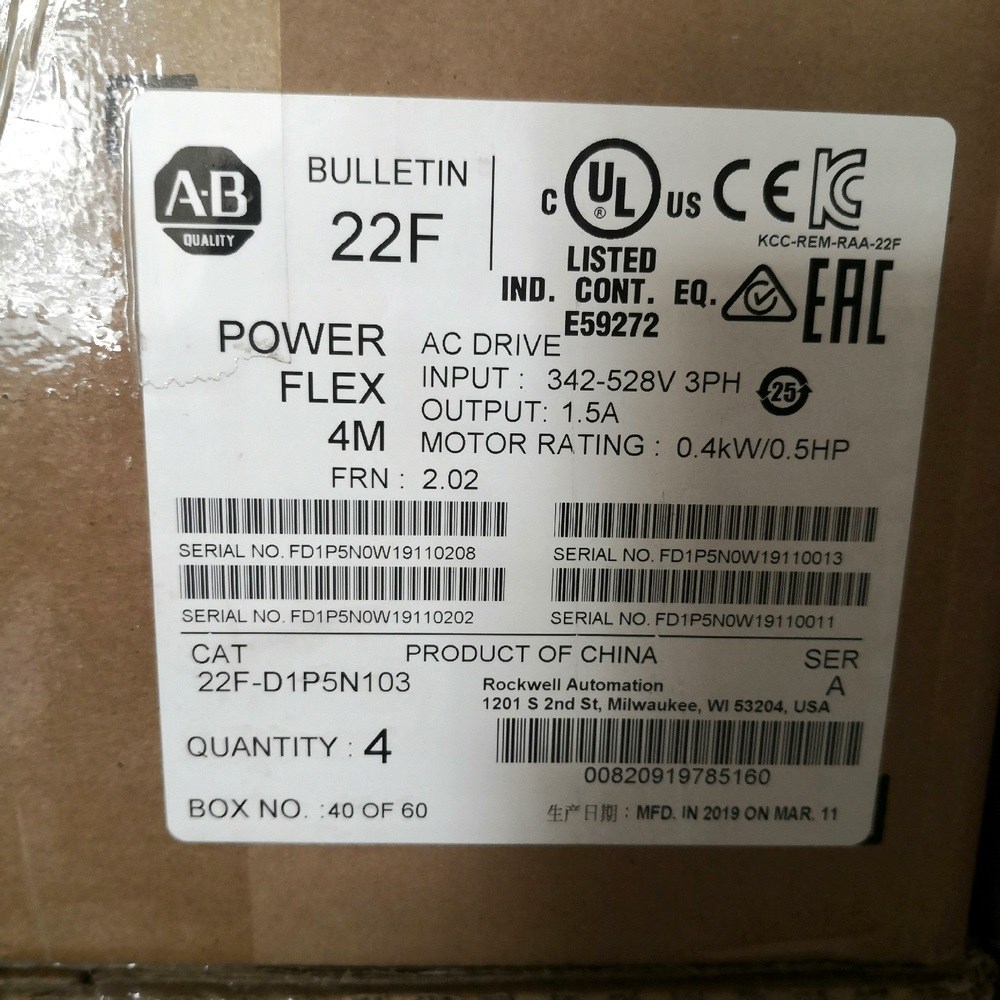 AB变频器22F-D1P5N103AB议价 议价