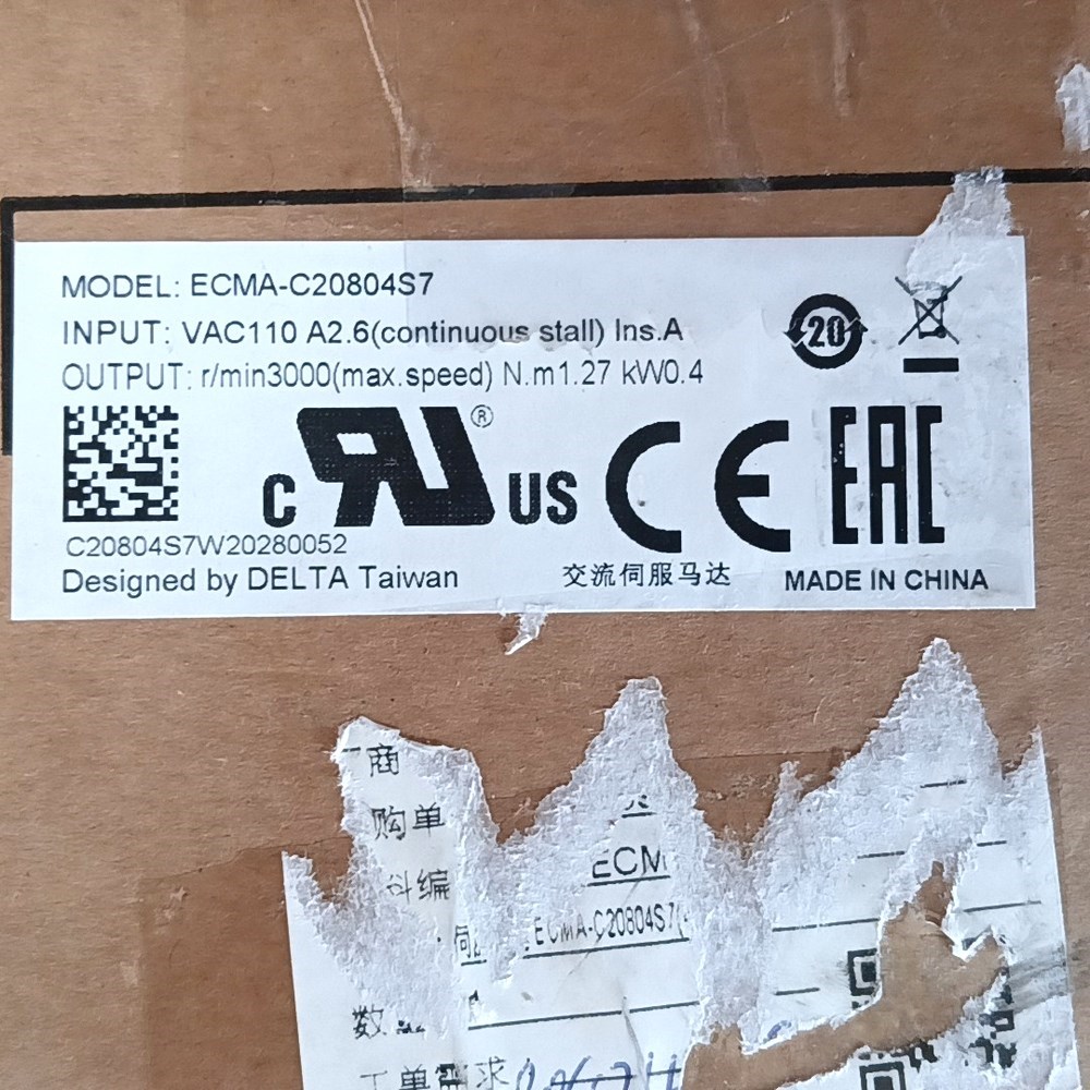 ECMA-C20804S7伺服电机原装内外码一 议价