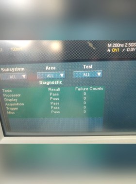 TDS7104示波器能开机自检能过就是显示不全. 议价