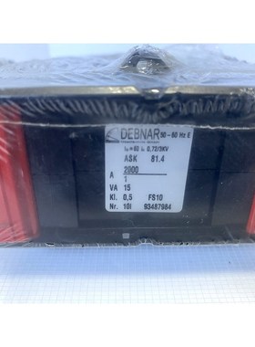 德国DEBNAR电流互感器ASK 81.4未拆封 议价