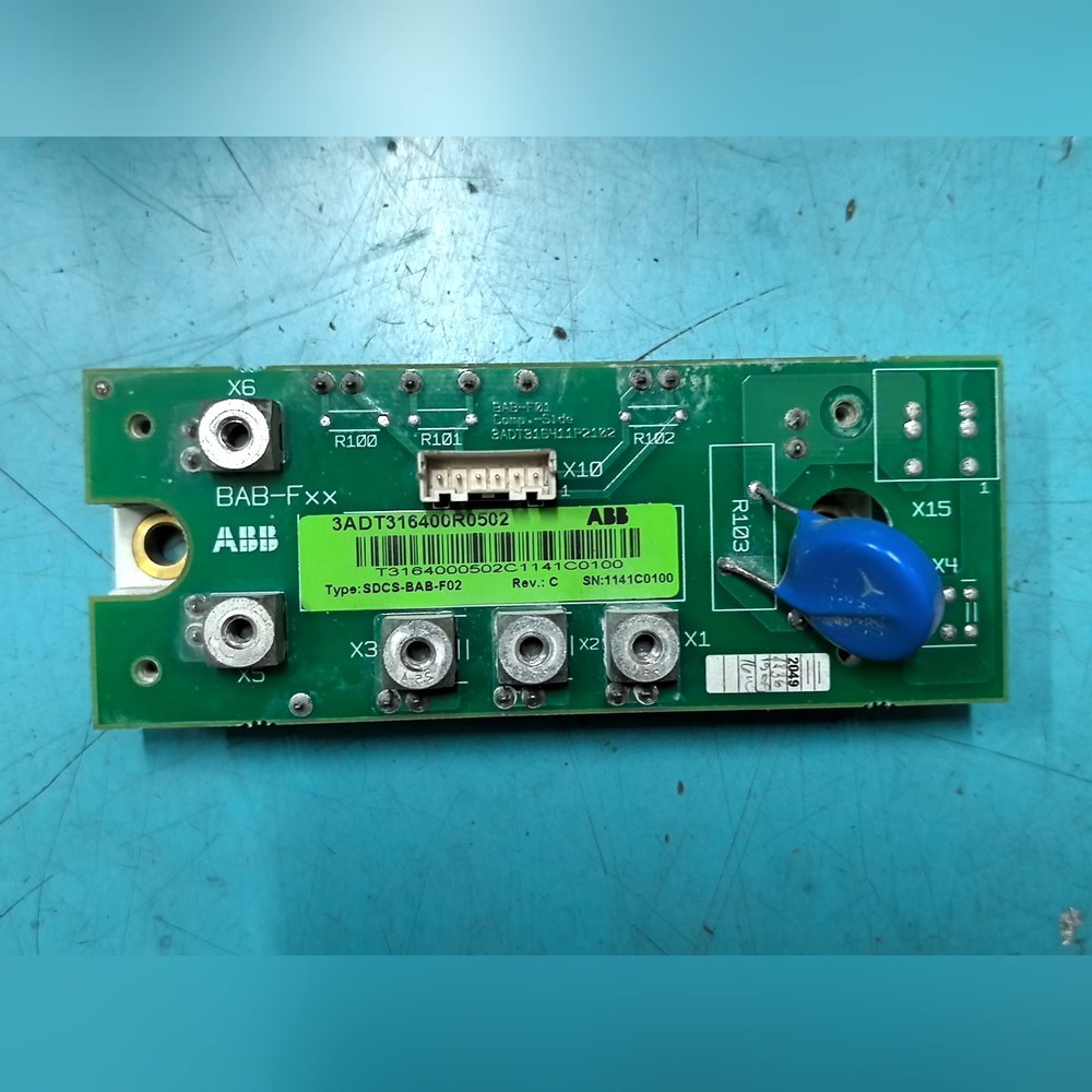 ABB3ADT316400R0502直流调速器励磁板己测试包 议价