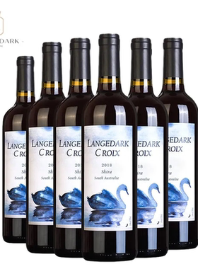 拉格德克澳大利亚进口葡萄酒·蓝天鹅红酒 750ml*6瓶