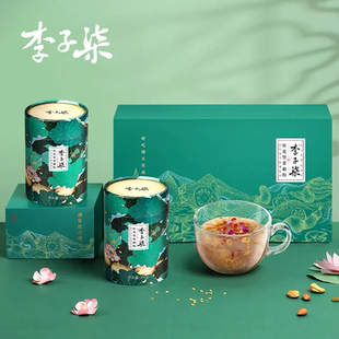 李子柒材貌双全桂花坚果藕粉礼盒700g羹营养早餐即食清甜代餐食品