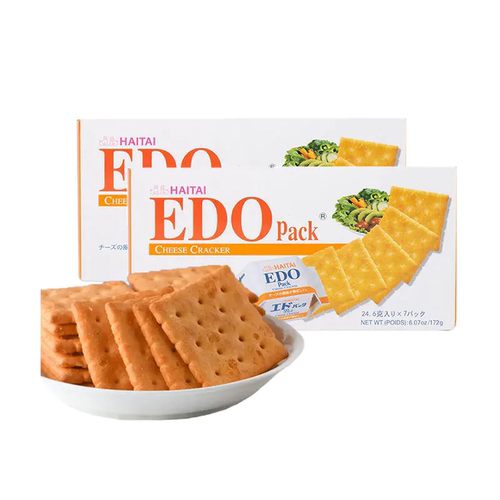 EDO pack 韩国进口奶酪饼干172g*2盒 零食下午茶酥性点心代餐饱腹