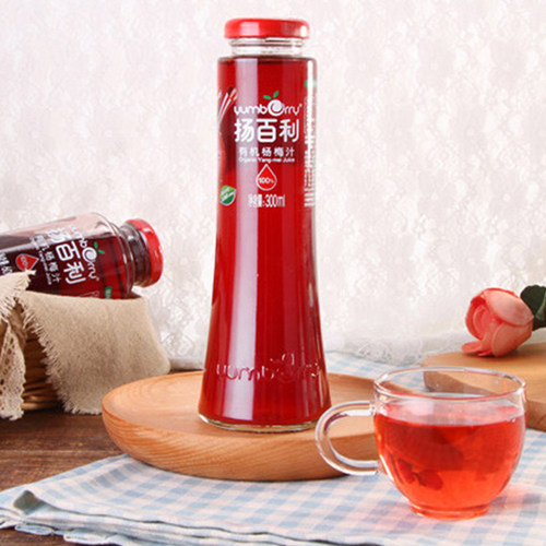 扬百利100%有机杨梅汁300ML冰镇果味饮料纯果汁酸梅汤果汁饮料