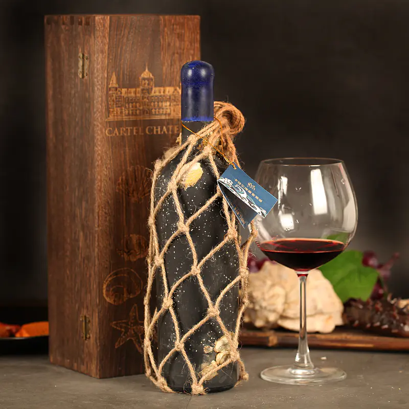 卡特尔海藏红酒干红葡萄酒750ml*1支带精美木箱礼盒,酒类,干红静态葡萄酒,淘宝优惠券,粉丝福利购,淘宝优惠卷