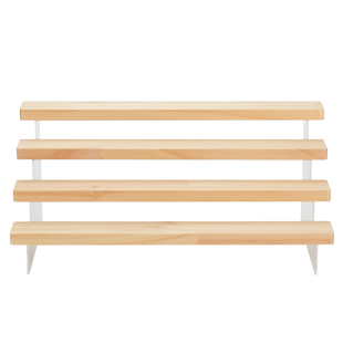 泡泡玛特盲盒多层阶梯展示架茉莉哈利波特手办娃娃亚克力实木收纳