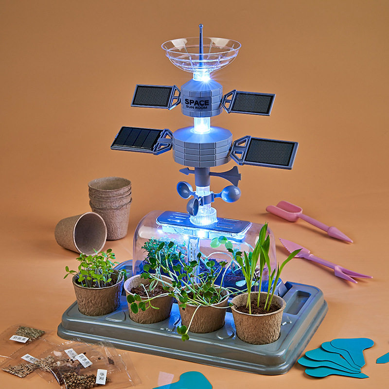儿童气象站水循环降雨量监测幼儿园自然科学区STEM实验教具风向标