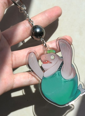 铁球鱼亚克力挂件 splatoon斯普拉遁喷喷同人周边钥匙扣