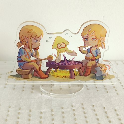 塞尔达传说斯普拉遁喷喷林克立牌