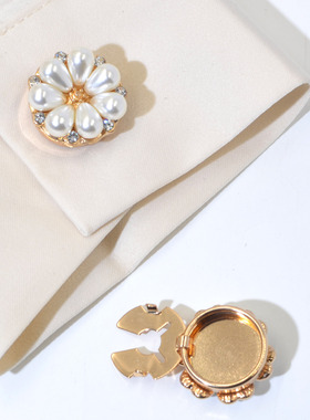 button cover衬衫扣时尚纽扣盖子水钻袖扣乌龟扣套扣夹扣饰品配饰