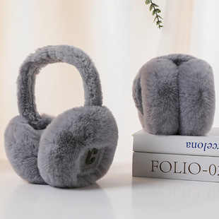 毛绒冬季毛茸茸耳套保暖耳罩可折叠防寒防冻护耳神器秋冬高颜值