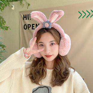 冬季耳罩保暖耳套冬季毛绒护耳罩耳包女款可爱耳朵防冻耳捂子耳暖