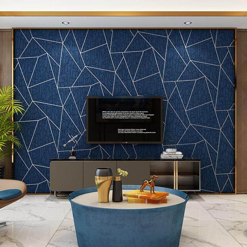 现代简约D立体鹿皮绒加厚墙纸时尚几何电视背景墙客厅壁纸新款,家居饰品,软装墙贴,淘宝优惠券,粉丝福利购,淘宝优惠卷
