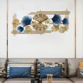 风复古挂钟无声扫秒机芯亚马逊同款 新款 中式