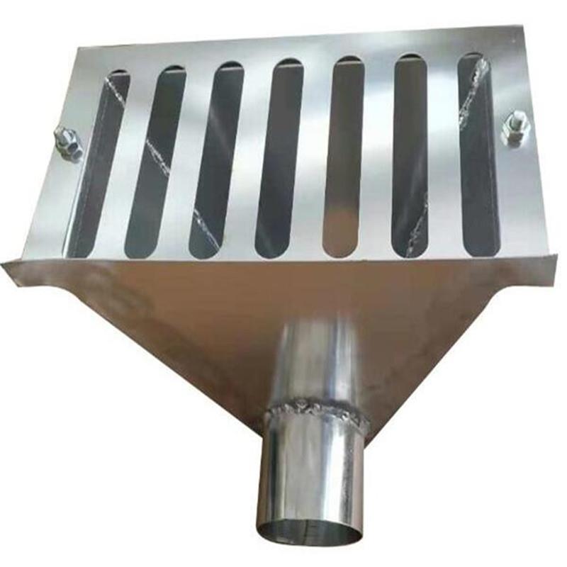 铸铁雨水斗铝合金落水适合用于建筑落水管水斗侧入式雨水斗