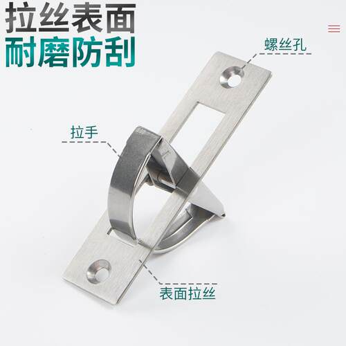 不锈钢隐形暗拉手抽屉旋