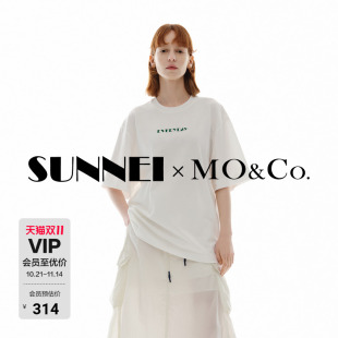 T恤摩安珂 联名系列春秋抗菌防螨棉质短袖 MOCO奥莱