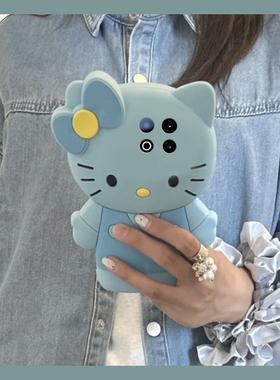 适用vivoiqooz10turbopro手机壳iqooz9x卡通z8立体z7i蓝色kt猫z6可爱z5凯蒂猫z3趣味z1创意u3x新款iqoo女vivo