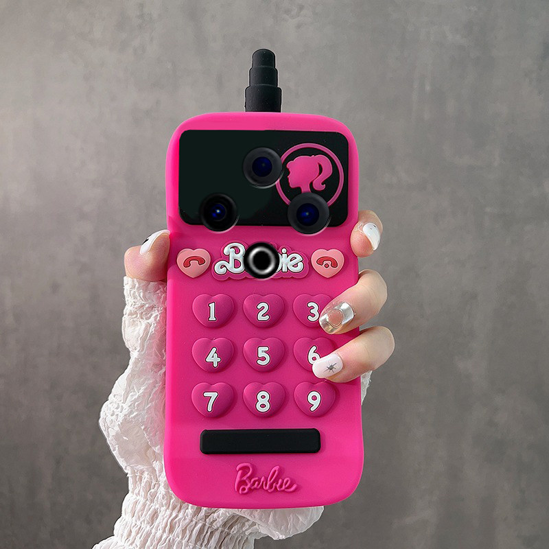 适用vivoy500手机壳y500pro卡通立体por芭比娃娃大