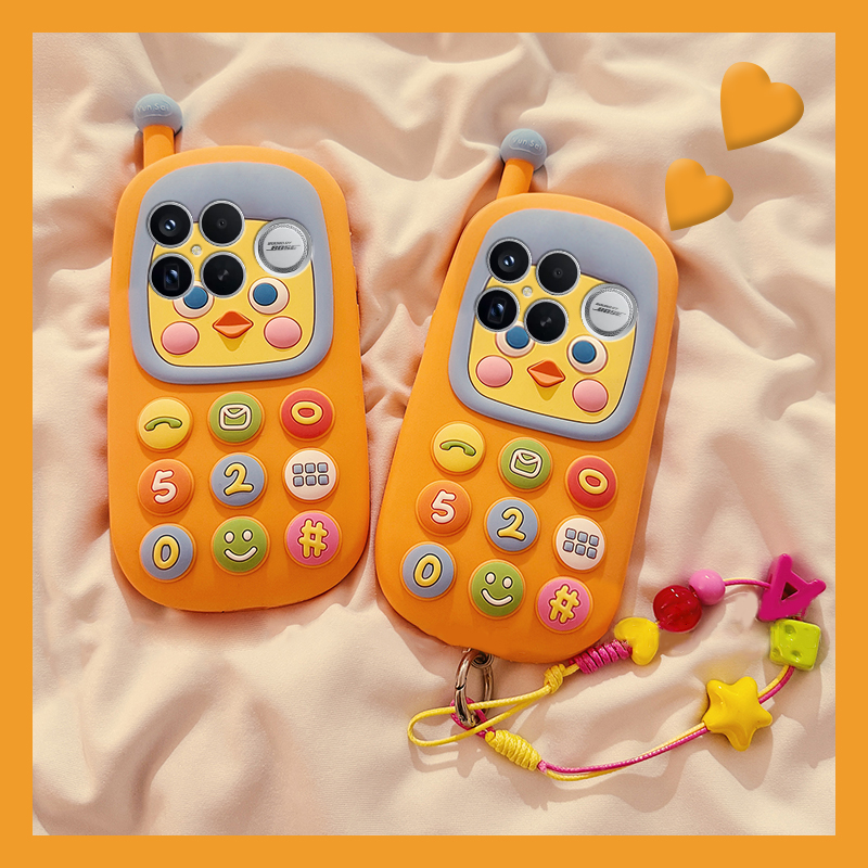 适用小米红米k90手机壳k90promax卡通k90pro立体por小鸡大哥大redmik电话机趣味创意个性新款全包防摔硅胶女p