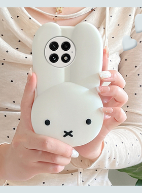 适用oppo一加ace5pro手机壳1+13卡通12立体ace3v米菲兔ace2带11挂绳10挂链9可爱8兔子7简约十oneplus白色硅胶