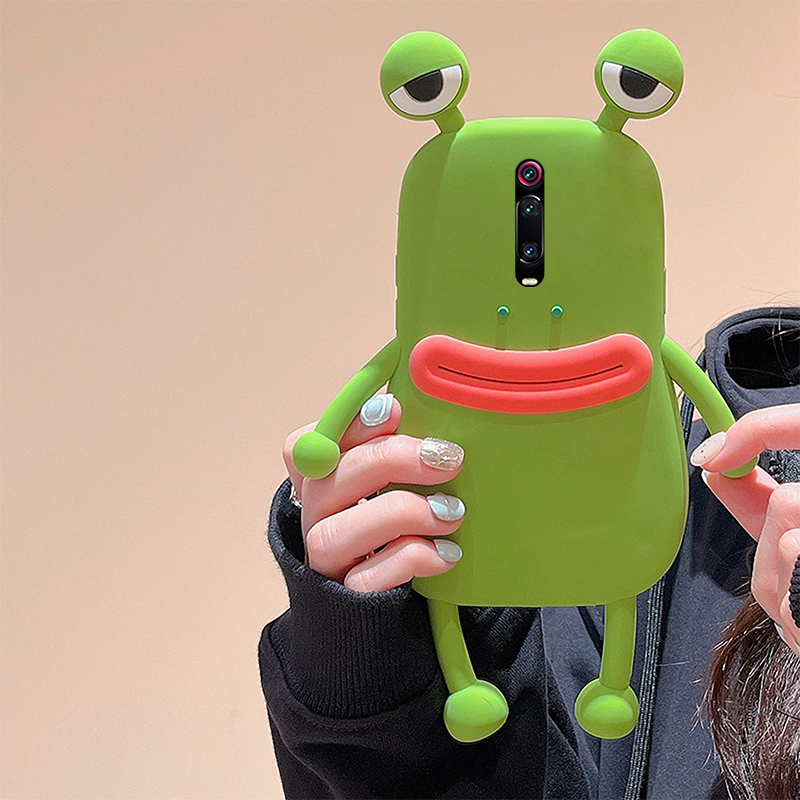 红米k20pro手机壳10x可爱10xpro卡通redmi9情侣9a绿色10a搞怪12c丑萌