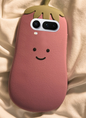 适用oppo一加turbo6手机壳1+turbo6v立体0pp0紫色十oneplus小茄子0pp0卡通十oneplus雪梨蔬菜新款全包防摔女