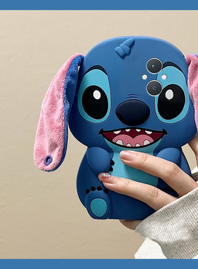 适用oppoa5手机壳a5pro可爱a97蓝色a3活力版a93s史迪仔a91立体a56毛绒a72耳朵a58卡通a11x趣味a2硅胶oppo软壳