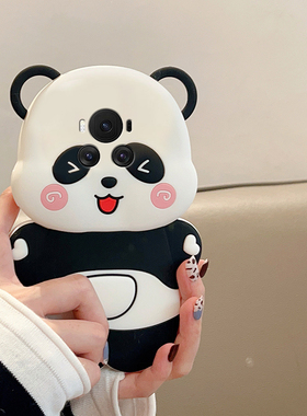 适用华为荣耀magic7手机壳magic6至臻版5pro卡通play9c立体4耳朵9t熊猫8t可爱7t表情3超萌6t趣味4t硅胶软壳套