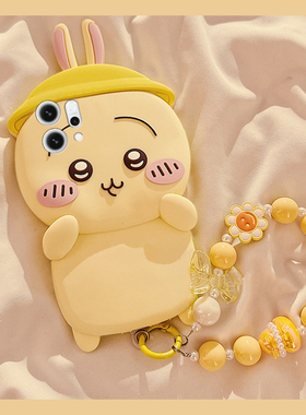 适用opporeno14手机壳reno13pro+卡通reon12立体11乌萨奇10带9手链8挂链7se可爱6黄色5硅胶4十oppo软壳手机套