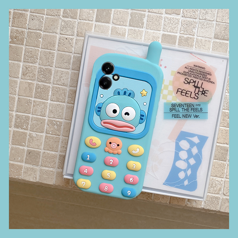 香肠嘴小丑鱼适用华为荣耀400手机壳300ultra电话机200lite大哥大100卡通90gt软80pro+/x70i/x60gt/50十honor