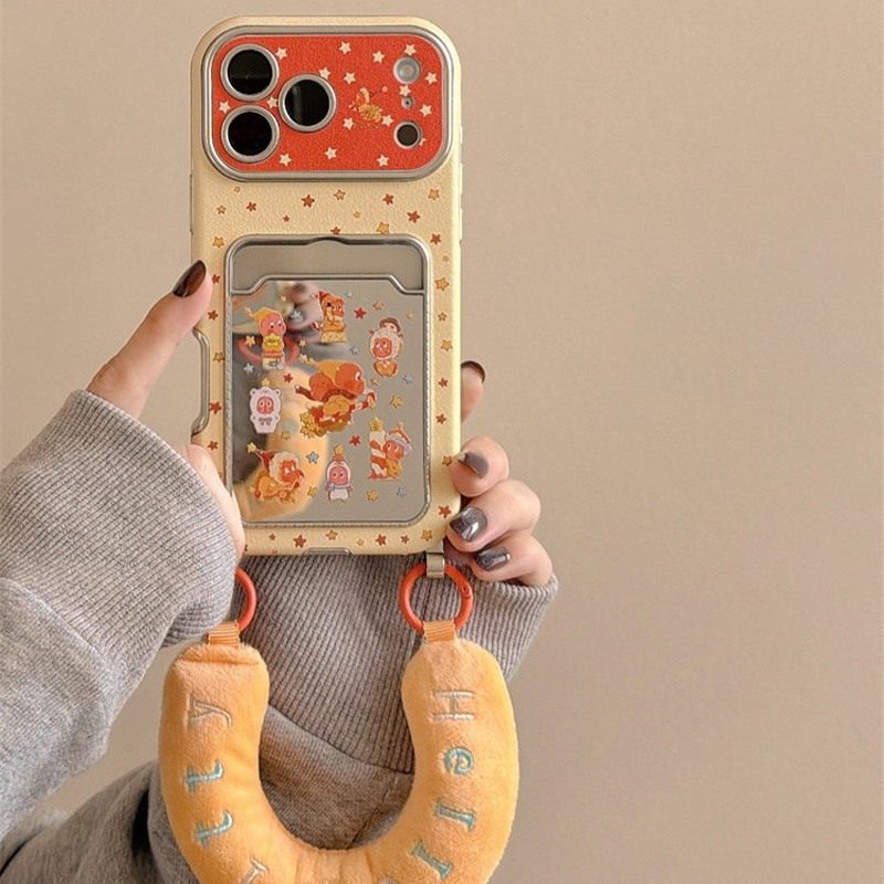 星星人卡包适用苹果17手机壳iPhone16plus卡通15promax立体14pro带13腕带12por挂绳11插卡air仿皮皮纹硅胶女p,3C数码配件,手机保护套/壳,淘宝优惠券,粉丝福利购,淘宝优惠卷