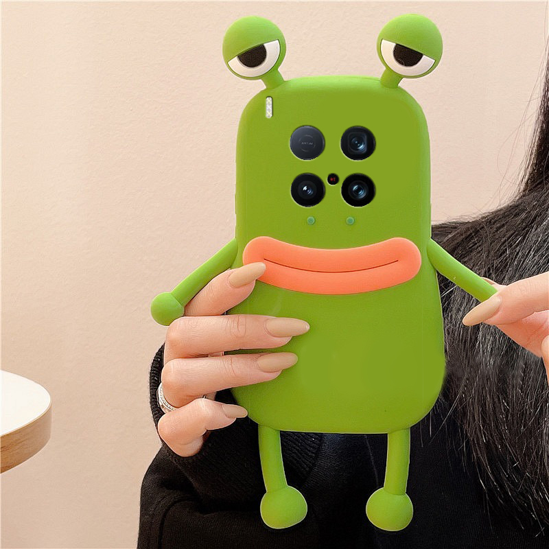 手机壳硅胶搞怪丑萌赵露思同款香肠嘴青蛙