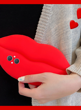 创意红色嘴唇适用oppoa58x手机壳a5pro立体a72个性a32带a97a31a2挂绳a95a56简约a93s小众a1x硅胶a92s软壳oppo